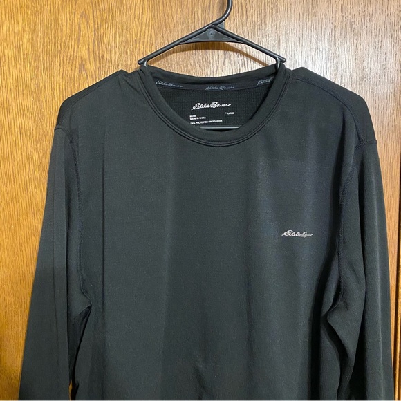 Men’s Extra Large Eddie Bauer Long Sleeve Waffle Fleece Shirt - Picture 4 of 11